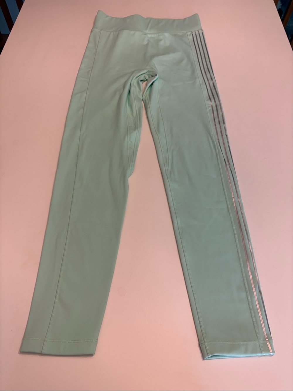 Bandier X All Access set list leggings light green double line size small